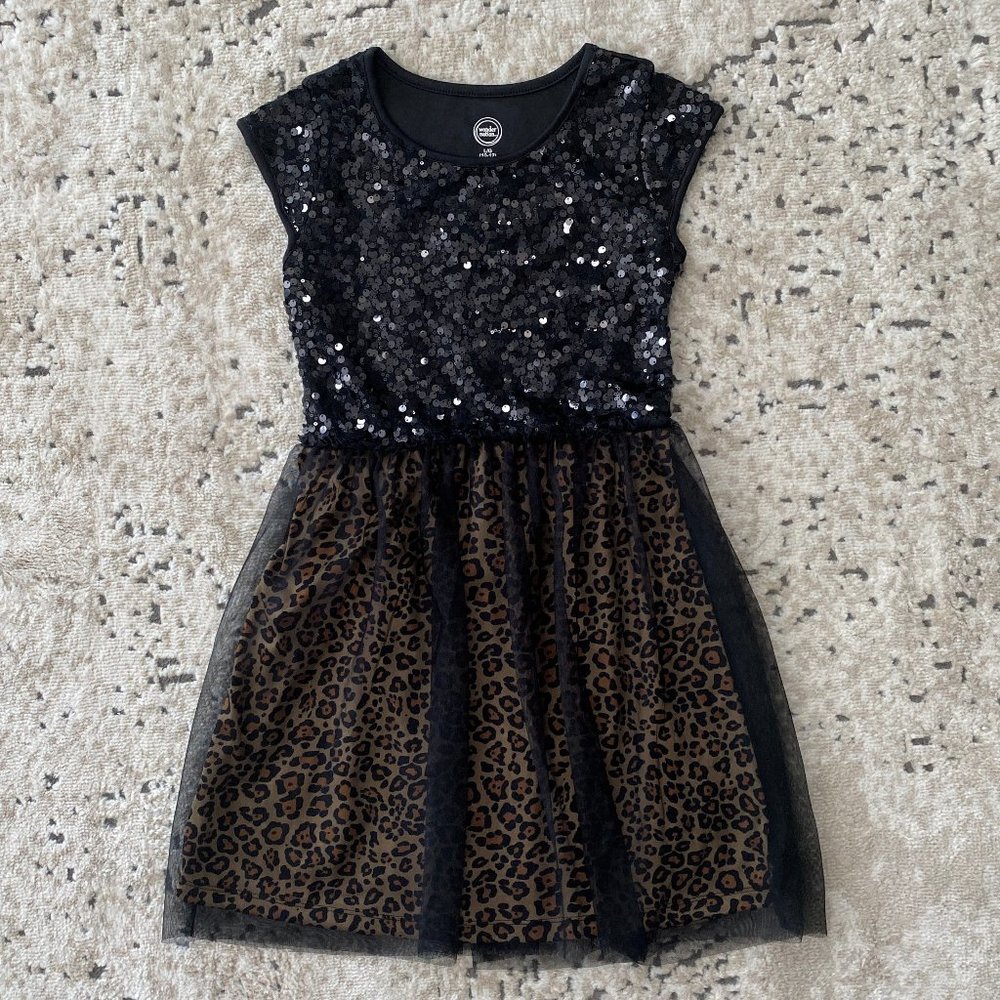 Sequin and Tulle Dress Big Girls L